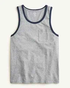 J. Top sin mangas de bolsillo de algodón Crew Slub mediana $49.50 - Imagen 1 de 1