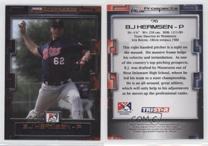 2008 TRISTAR Prospects Plus Orange /5 BJ Hermsen #76