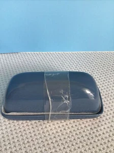 Threshold Steinzeug bedeckt Butterdose - Camden Blue - Neu - Bild 1 von 7