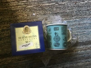 Royal Doulton Sir Henry Centenary Archive Green Coffee Mug Cup New in Box - Picture 1 of 9