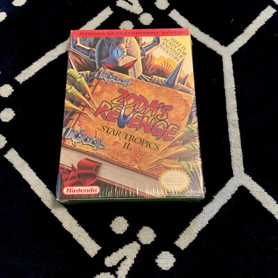 Zoda's Revenge Star Tropics II 2 NEW FACTORY SEALED Nintendo NES 1994 H-SEAM - Image 1 of 4