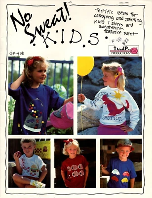 No Sweat Kids by Tulip Fabric Painting Book Shirt Painting for Kids Vintage - Image 1 of 4