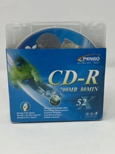 Pengo Blank CD-R 700MB 80MIN 52X 10 Piece NEW - Picture 1 of 8