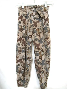 Zara Girl's Corduroy Camouflage Jogger Pants Size 10 Light Weight - Picture 1 of 6