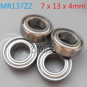 4pcs MR137zz Sealed Bearing ID: 7 OD: 13 W: 4 mm for TAMIYA TRAXXAS ALIGN DIY - Picture 1 of 1
