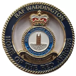 RAF Waddington Home Of The Red Arrows Gedenkmünze - Bild 1 von 5