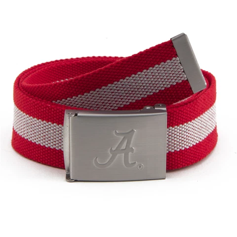Men's Alabama Crimson Tide Fabric Belt Cover