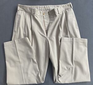 Bills Khakis M2P Beige 100% Cotton Casual Pants Excellent Irreg Cond 38 x 29.5