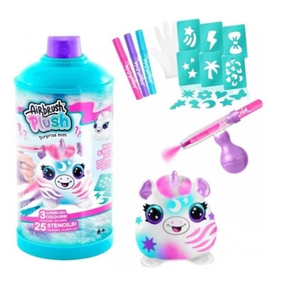 ROCCO GIOCATTOLI AIRBRUSH PLUSH SURPRISE Peluche da 10 cm a sorpresa