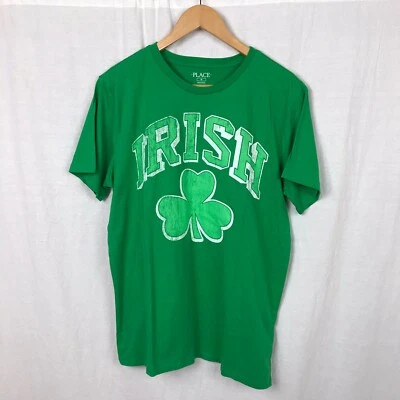 NUEVO CON ETIQUETAS Children’s Place Unisex Adulto A Juego Familia Día de San Patricio Camisa Mediana Foto 1 de 4