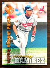 MANNY RAMIREZ 1995 Topps Stadium Club Members Only Rookie Card Cleveland Indians