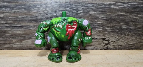 Vintage 1986 MADBALLS Head Popping Poppers SLOBULUS zombie figure toy Body only Cover