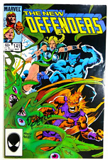 Marvel DEFENDERS (1985) #141 SIGNED by Don PERLIN w/COA VF+ (8.5) Ships FREE!
