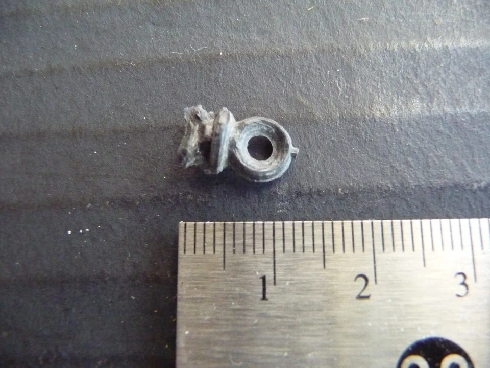 CORGI TOYS  Black Plastic Trailer Tow Eye Repro - Image 1 of 1