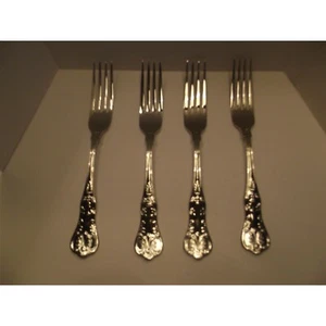 Vajilla de acero inoxidable TOWLE 18/10; Hotel Kings; carcasa; lote de 4; 8 3/8" tenedor de cena - Imagen 1 de 5