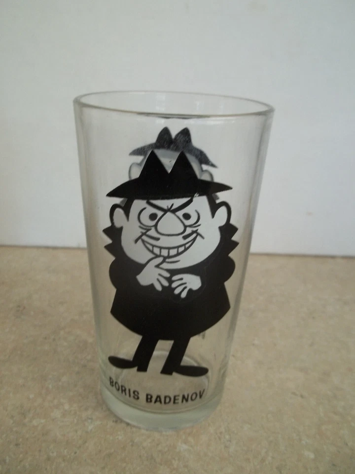 VIDRIO COLECCIONISTA MR. PEABODY PEPSI COLA AÑOS 70 DE COLECCIÓN RARO MÁS CORTO 5" Foto 1 de 1