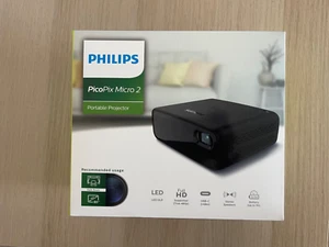 Philips PicoPix Micro 2, LED DLP, 5h Battery Life, HDMI, USB-C Black - Photo 1/5