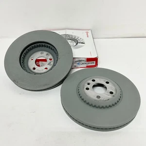 LAND ROVER FRONT BRAKE ROTOR SET RANGE EVOQUE DISCOVERY SPORT LR161912 BREMBO - Picture 1 of 1