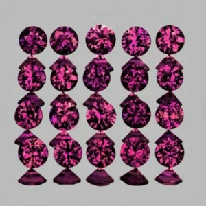 Red Ruby 1.80 mm 30 piece Round Diamond Cut, Flawless-VVS,Natural Loose Gemstone - Picture 1 of 1