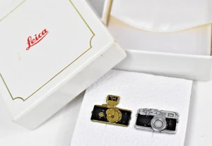 ARTICLE PROMO LEICA VINTAGE EN BOÎTE 100 % AUTHENTIQUE UR PROTOTYPE ET BADGES POUR APPAREIL PHOTO ARGENTIQUE M6 - Photo 1/6