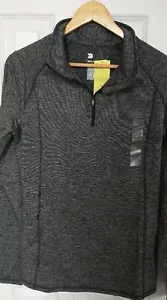 All In Motion - Charcoal Grey - 1/2 Zip Pullover Workout Sweatshirt Large - Picture 1 of 3