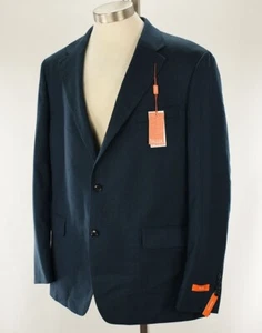 TALLIA Mens Dark Teal VECTOR Classic Fit Wool Stretch Suit Jacket 44 L NWT - Picture 1 of 4