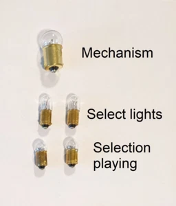 Seeburg A Jukebox Lamp Set Replacement Light Bulbs Miniature Lamps - Picture 1 of 1