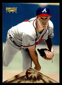1996 Pinnacle #1 Greg Maddux  ATLANTA BRAVES
