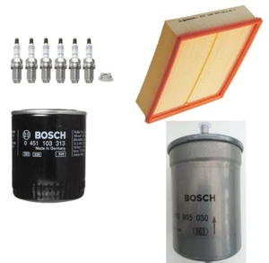 Service Kit Fits VW Passat 3B2 3B5 2.8 V6 Bosch Air Oil Fuel Filter Spark Plugs - Picture 1 of 7