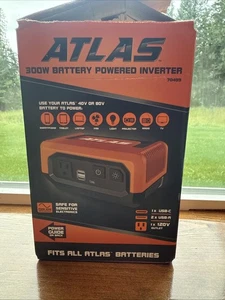 Atlas 70499 300 Watt Battery Powered Inverter NEW Open Box FREE SHIPPING - Picture 1 of 5