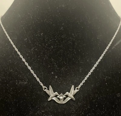 Collar Colibrí James Avery Retirado Largo Corto 14" Foto 1 de 4