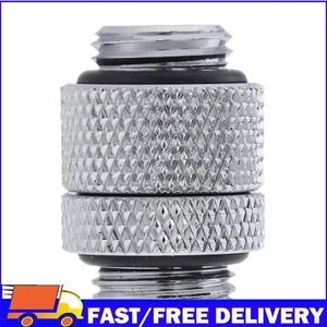 G1/4 Outer Thread 360 Degree Rotary PC Water Cooling System Tube Adapter - Afbeelding 1 van 12