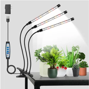 LED Vollspektrum Pflanzenlampe | 5 Stufen Dimmbar | Auto Timer - Bild 1 von 8