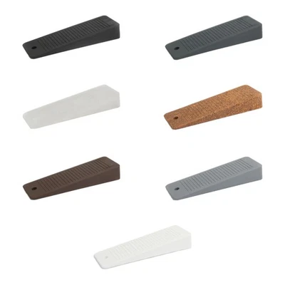 sossai® Türkeil aus Hartgummi im 5er oder 10er Set Türstopper Türpuffer Keil - Bild 1 von 2