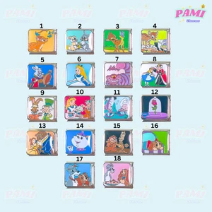 Pulsera con dije italiano estilo vintage Disney se adapta a todos los brazaletes italianos - Imagen 1 de 39