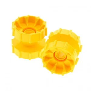 2x Lego Technic Chain Drive Wheel Yellow Guide Wheel 7243 4248957 32007 - Picture 1 of 1