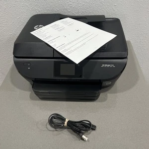 HP OfficeJet 5745 All-in-One Wireless Inkjet Printer No/ Ink - Picture 1 of 10
