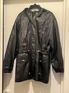 vintage london fog leather jacket - Picture 1 of 8