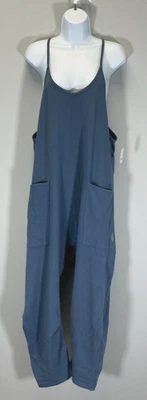 Free People Hot Shot Women's Size L Misty Blue Bodysuit NWT - Image 1 of 4