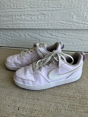 耐克 Kid Youth Court Borough Low Recraft GS 鞋 DV5456 500 全新带盒 粉色 紫丁香 尺寸 4 — 第 1/4 张图片