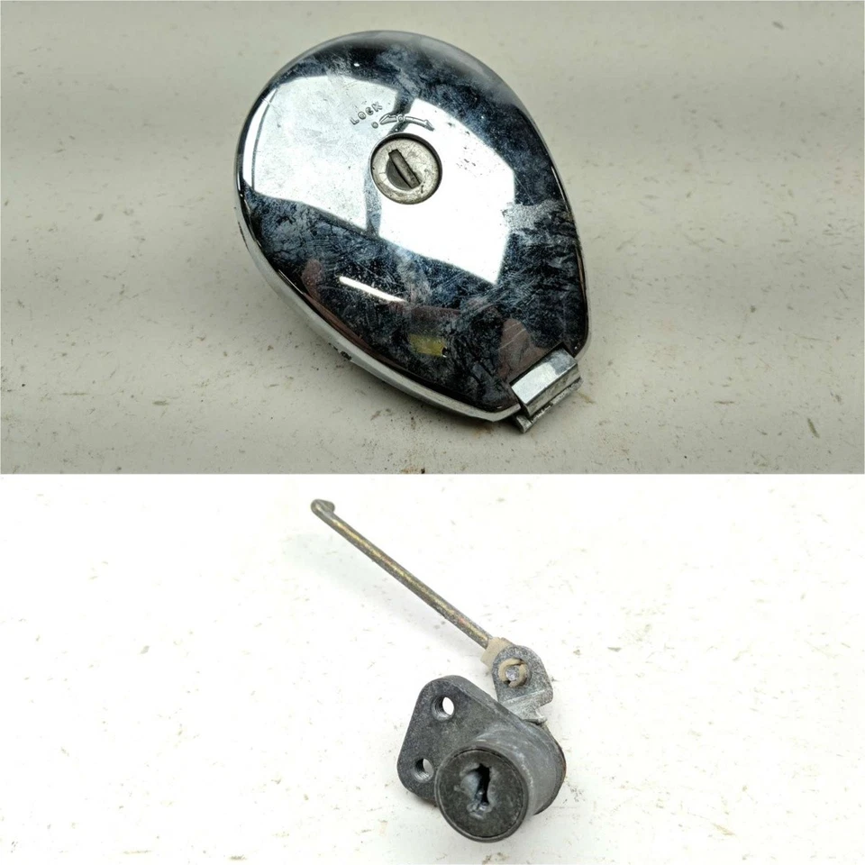 Juego de bloqueo tapa interruptor encendido Kawasaki Eliminator 600 ZL600 96 Foto 1 de 4