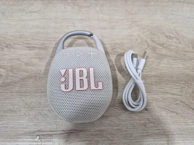 JBL JBLCLIP5WHTAM-Z Clip 5 Portable Speaker, White - Image 1 of 4