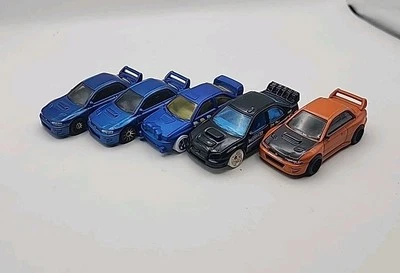 Hot Wheels Lote de 5 SUBARU IMPREZA 22B VERSIÓN STI VARIACIONES 1/64 Foto 1 de 4