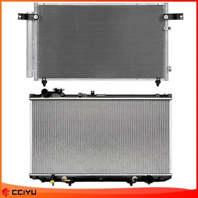 Assembly Aluminum Radiator & Condenser For 98-05 Lexus GS300 98-00 Lexus GS400 Foto 1 de 4