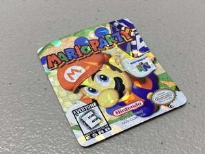 Mario Party, Diamond Holographic (N64 Nintendo) Replacement Label - Picture 1 of 1
