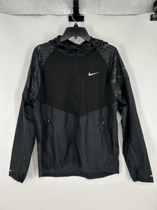 Nike Run Division Miler Flash Running Jacket Full Zip Up Black DQ6488-010 Large - Picture 1 of 8