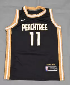 Atlanta Hawks Jersey Youth Large Black Peachtree Nike City Trae Young #11 - Picture 1 of 9