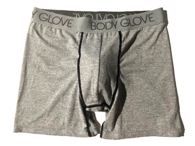 BODY GLOVE Men Grey Microfiber Boxer Brief Underwear sz L Rare - Image 1 of 4