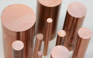 COPPER TUNGSTEN ROD 7/32" DIA X 12" LONG - Picture 1 of 2