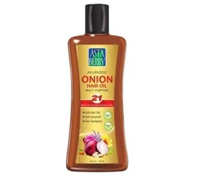 Asta Berry Natural Onion Hair Oil with 21 Blend of Herbal Extracts & Oils 200ml - Picture 1 of 1